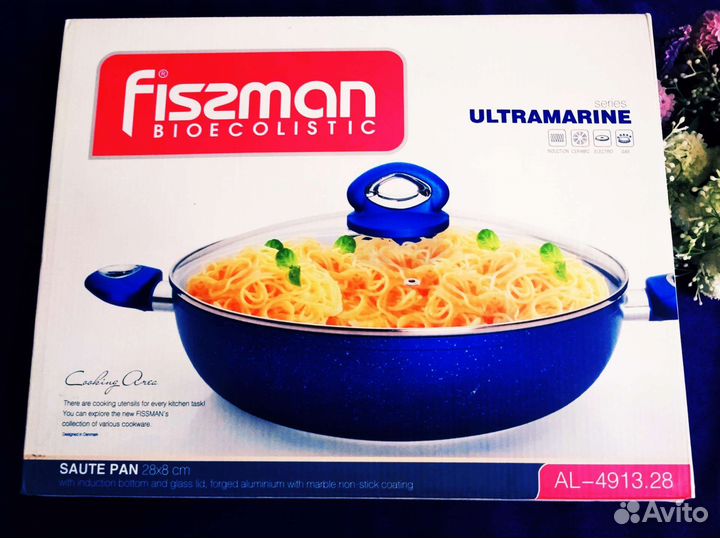 Сковорода-сотейник Италия Fissman эксклюзив 35 см