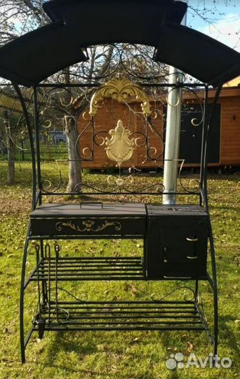 Мангал цельносварной