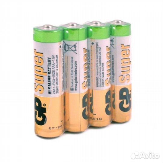 Элемент питания GP LR03 (уп.4) /96/384