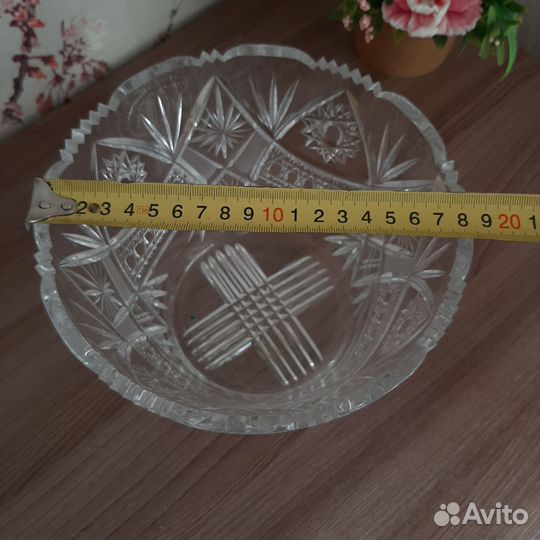 Хрустальный салатник СССР