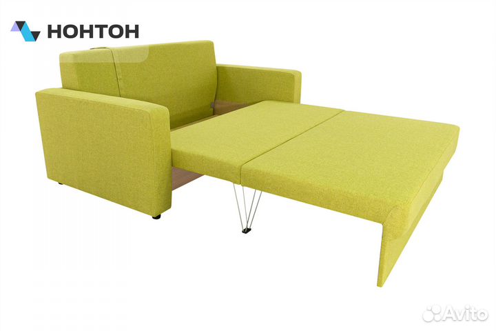 Диван еврокнижка Алекс 1 оливковый