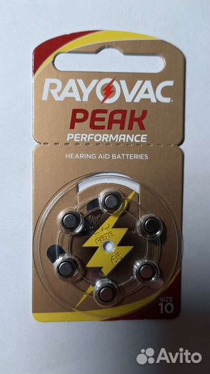 Батарейки для слуховых аппаратов