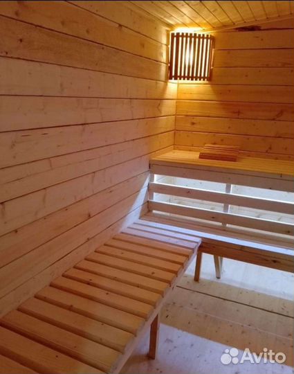 Баня под ключ из профилированного бруса от произво