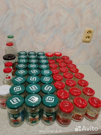 Стеклянные баночки
