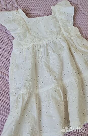 Платье сарафан на лето на девочку новый H&M 74 86