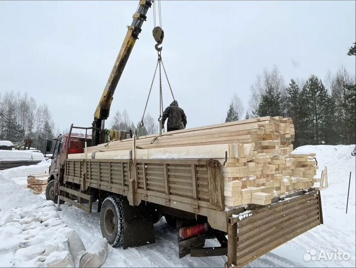 Брус обрезной 2 сорт доставка