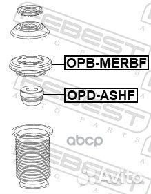 Подшипник опоры переднего амортизатора opbmerbf