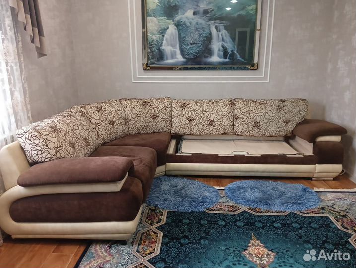 Большой угловой диван бу