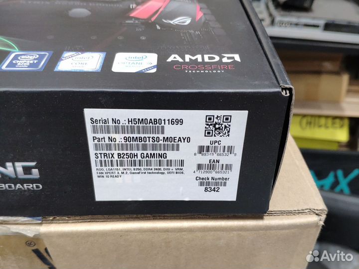 Материнская плата asus ROG strix B250H gaming