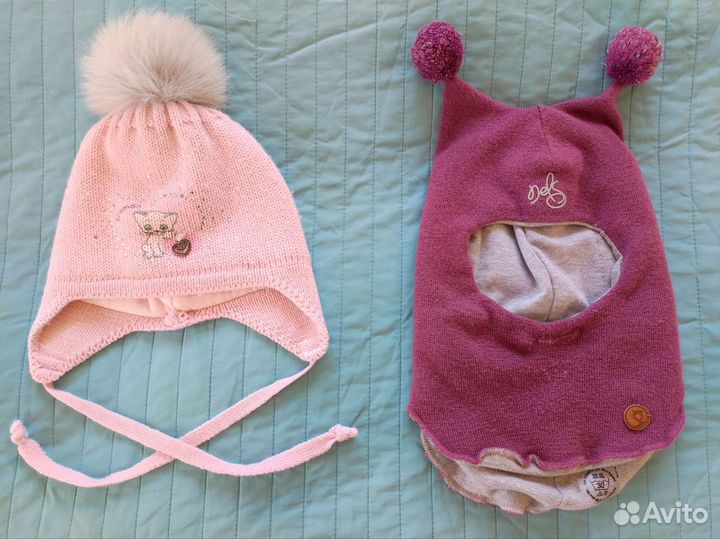 Шапки, панамки, кепки, воротники, слюнявчики