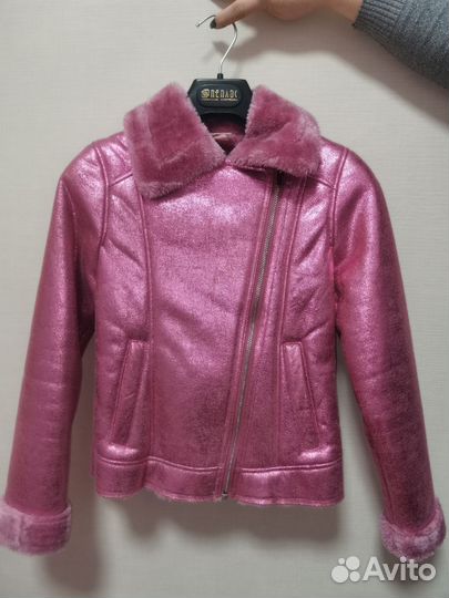 Дубленка детская на девочку новая