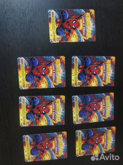 Карточки Человек паук 
