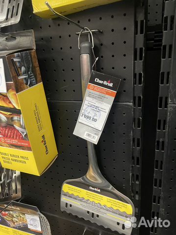 Стальная лопатка для гриля широкая Char Broil