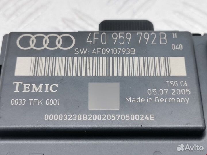 Блок комфорта для Audi A6 C6 4F0915181B