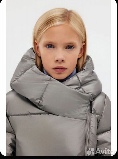 Пуховик для девочки 146