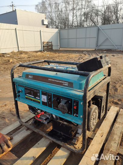 Генератор бензиновый 6.5 квт бу
