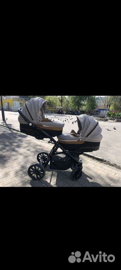 Коляска для двойни 2 в 1