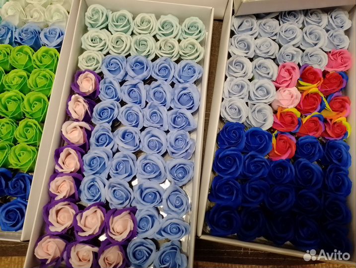 Мыльные цветы остатки