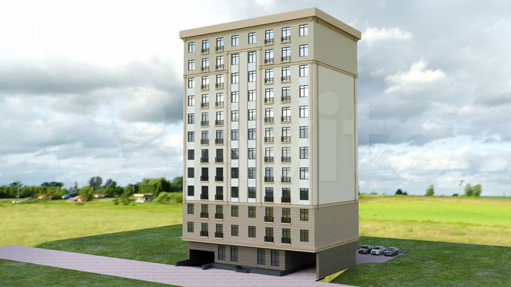 2-к. квартира, 70,8 м², 3/12 эт.