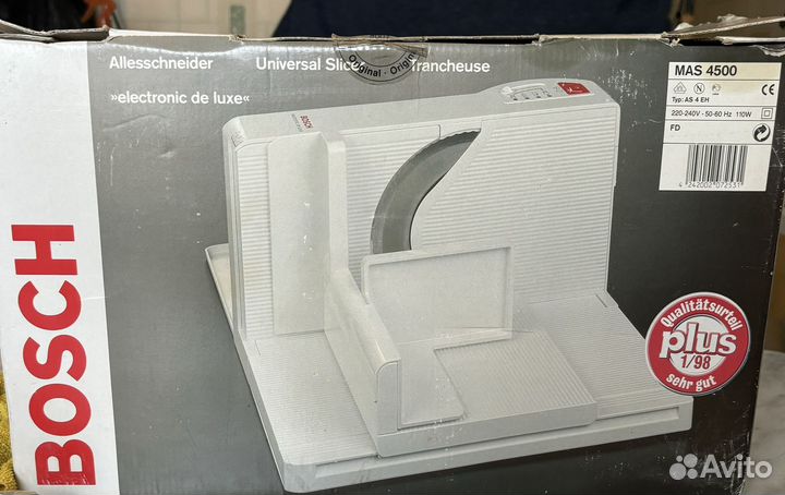 Ломтерезка bosch mas 4500