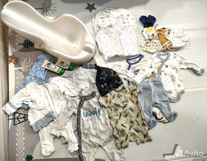 Детские вещи для новорожденных пакетом
