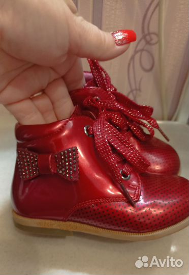Ботинки зимние для девочки 22