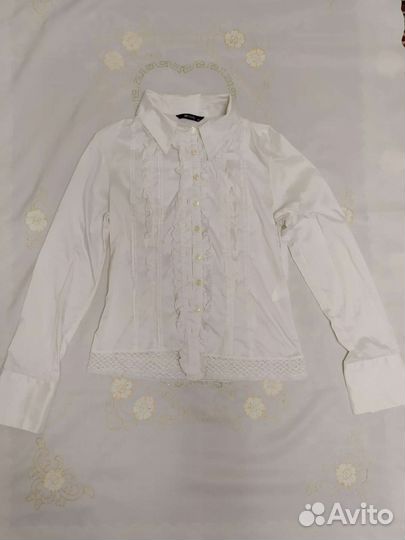 Школьная рубашка на девочку подростка 158 -164см