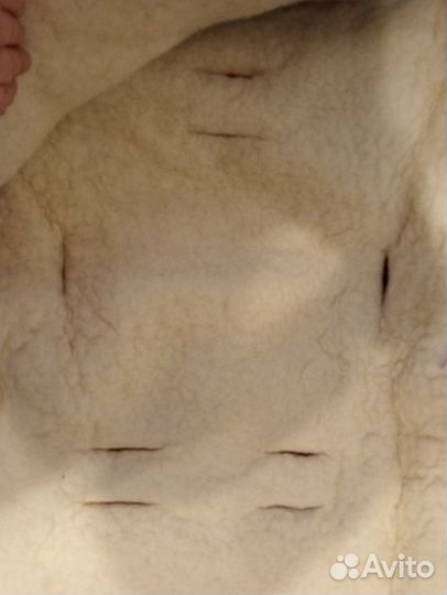 Зимний конверт в коляску на овчине до 3 лет