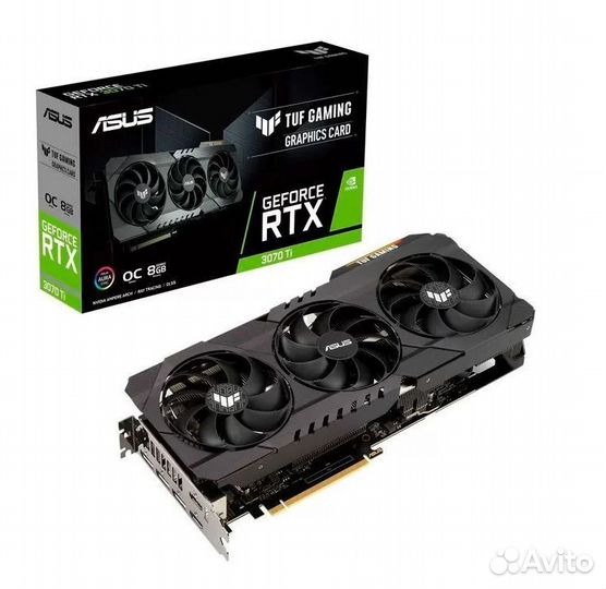 Продаю видеокарту asus GeForce RTX 3070 Ti TUF Gam