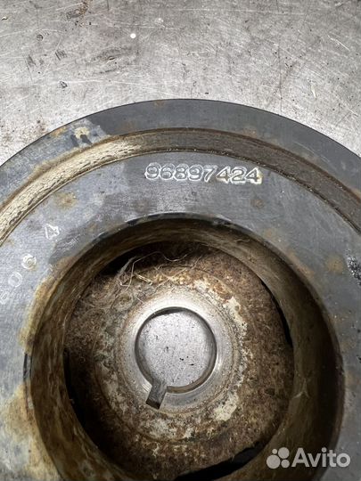 Шкив коленвала chevrolet cruze 1.6 f16d3