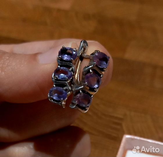 Серебряные серьги