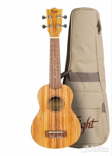 Укулеле сопрано flight DUS322 ZEB/Цвет:натуральный