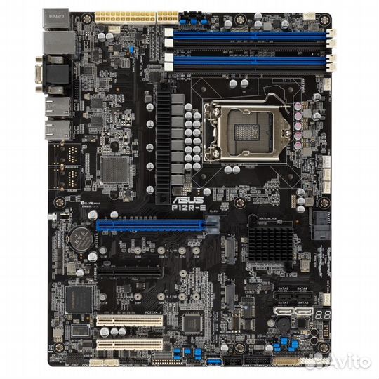 Материнская плата P12R-E ATX, LGA 1200, 4x DDR4 dimm (to 128GB ECC udimm), 6x USB 3.0 (4 rear), 8x S