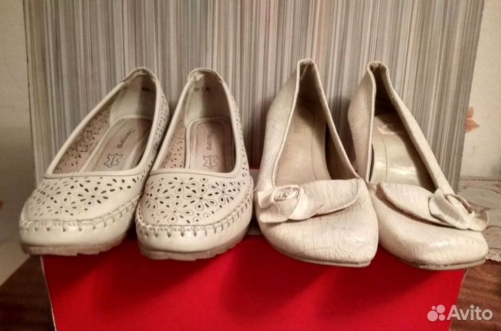 Туфли натуральная кожа 40