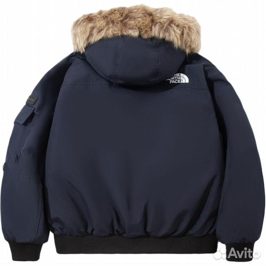 THE north face Down Jacket Unisex Navy (S)(35)