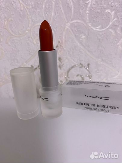 Помада MAC matte lipstick тон sugar dada