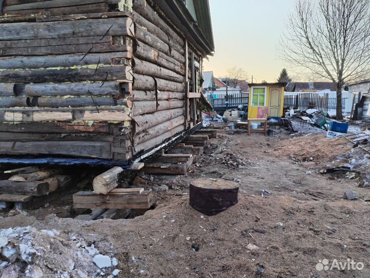 Подъемный домов замена венцов