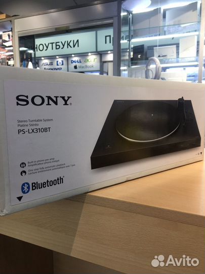 Виниловый проигрыватель Sony PS-lx310bt