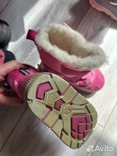 Зимние сапожки для девочки 22 размер Kuoma Gusti