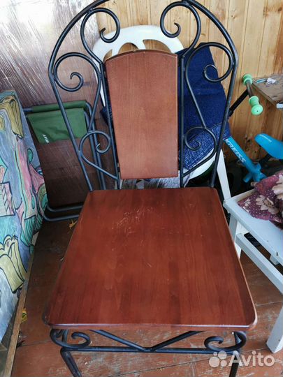 Кованные стулья на дачу, для кафе