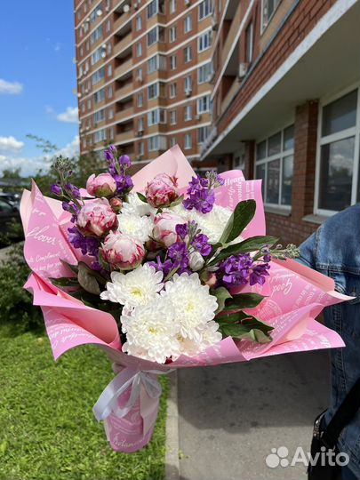 Букеты роз, букеты пионов, букет альстромерий