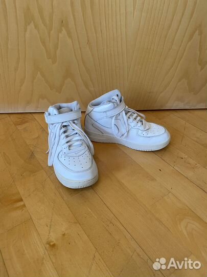 Кроссовки nike AIR force 1 MID детские, р 33,5