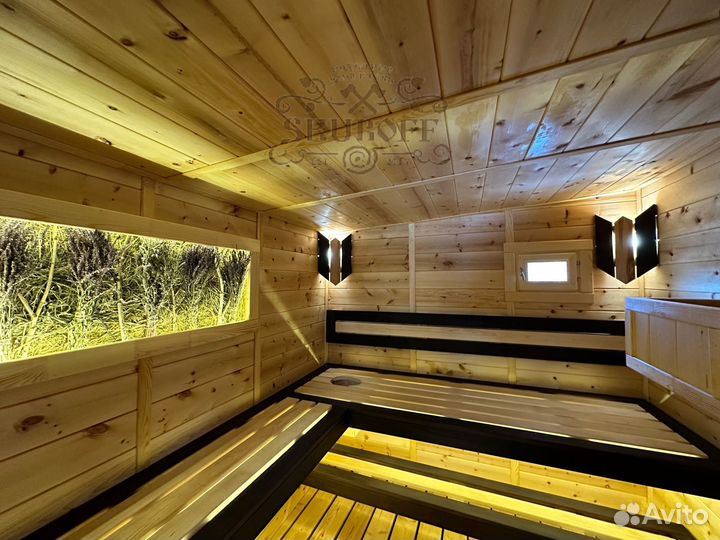 Баня каркасная