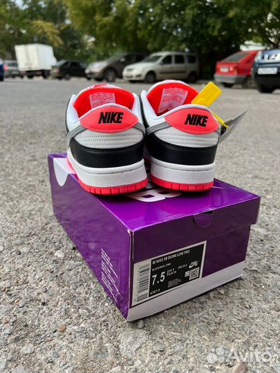 Nike SB Dunk Low Pro Infrared Orange Label ISO