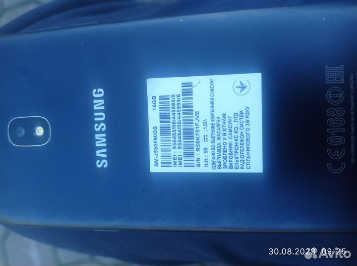 Мобильные телефоны бу samsung j5