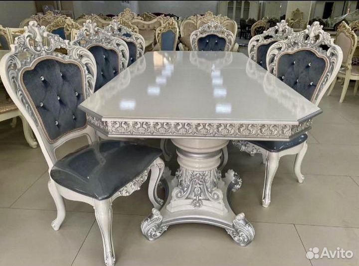 Столы и Стулья из Массива Дерева Новое v33