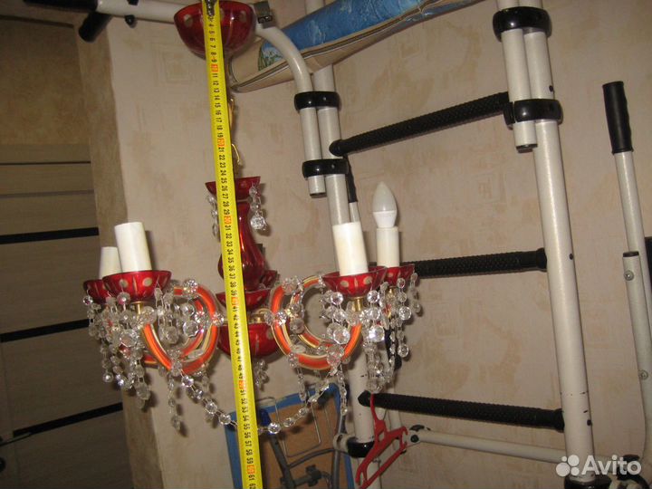 Люстра Чехословакия хрустальная