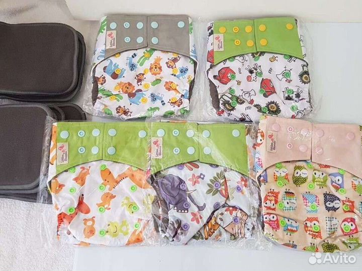 Многоразовые подгузники Угольные