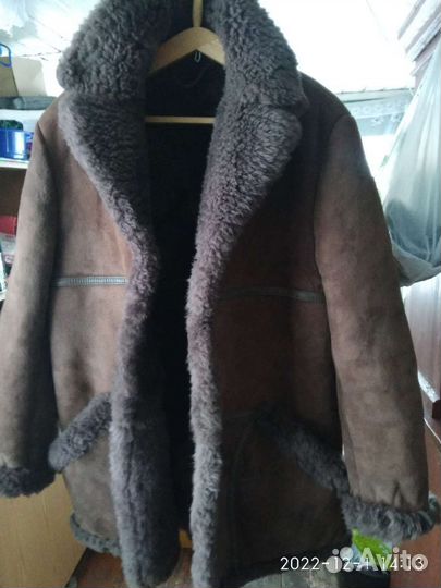 Дубленка натуральная мужская 50 52