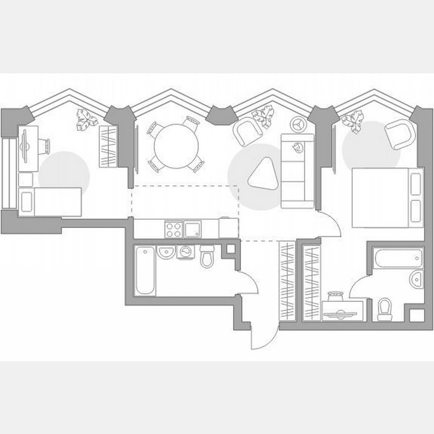 2-к. квартира, 68,9 м², 4/39 эт.